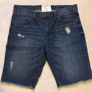Denim shorts